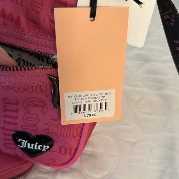 Juicy Couture Pink Shoulder Bag NWT - Picture 10 of 10
